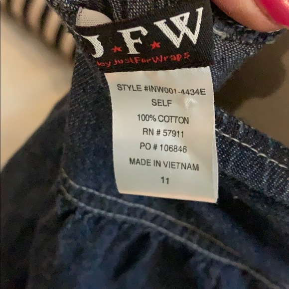 DENIM LIGHTWEIGHT DRESS SIZE 11 - Picture 4 of 5